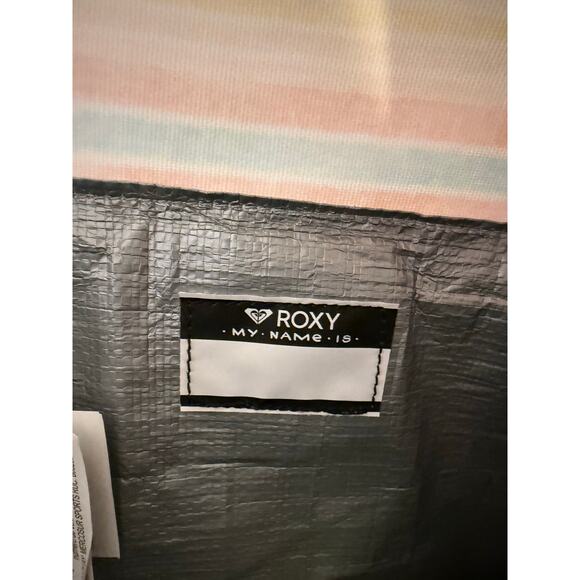 ROXY Striped Insulated Soft Foldable Lunch box Cooler Bag - Picture 6 of 6